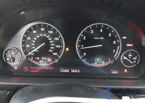 2013 BMW 535I из США, поврежденный, VIN WBAFR7C52DC819562